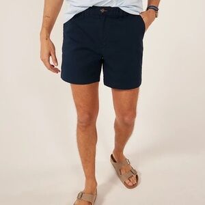 Chubbies  The Armadas navy elastic waist shorts 5.5 Size L